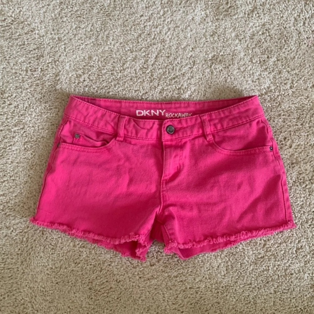 DKNY jean shorts (girls 16)